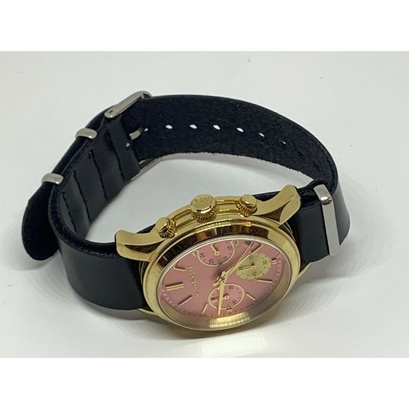 Michael Kors MK6161 Women's Black Leather Analog P - Picture 7 of 11